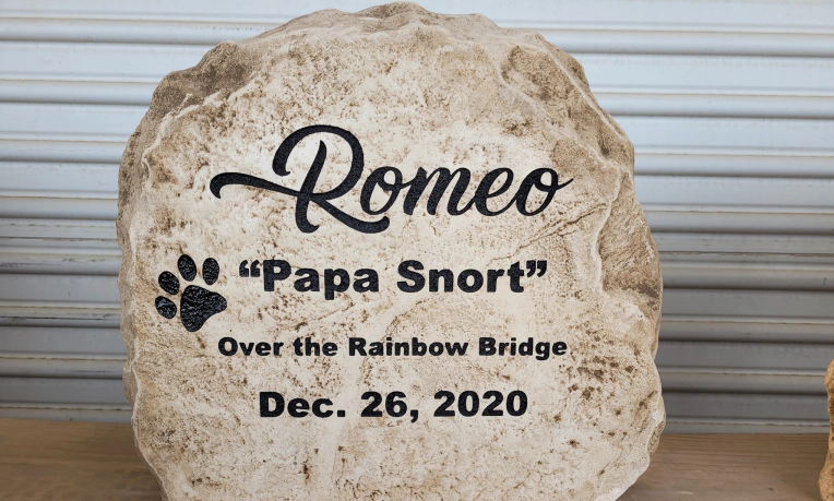 Pet Memorial Boulders