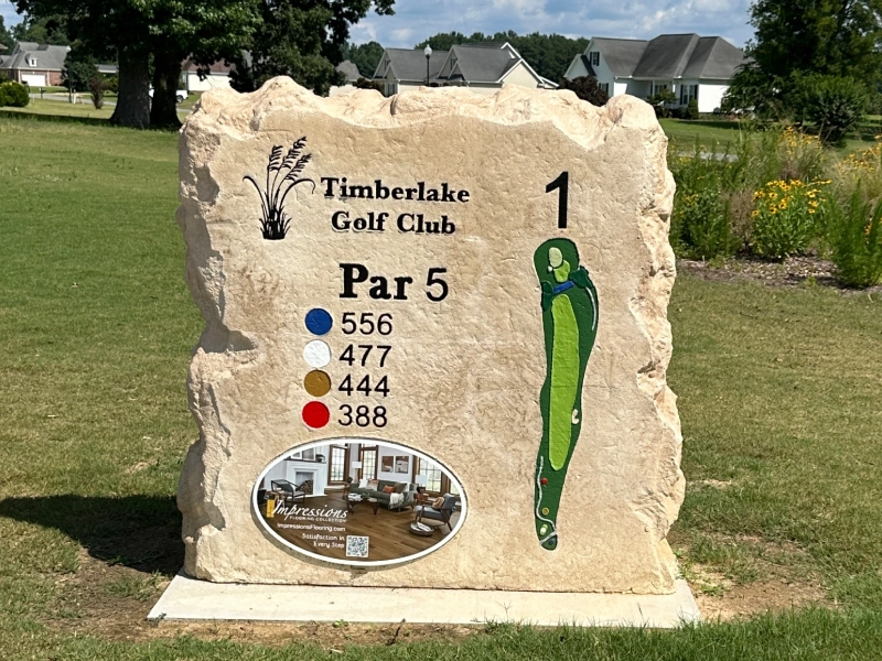 golf course signage ideas